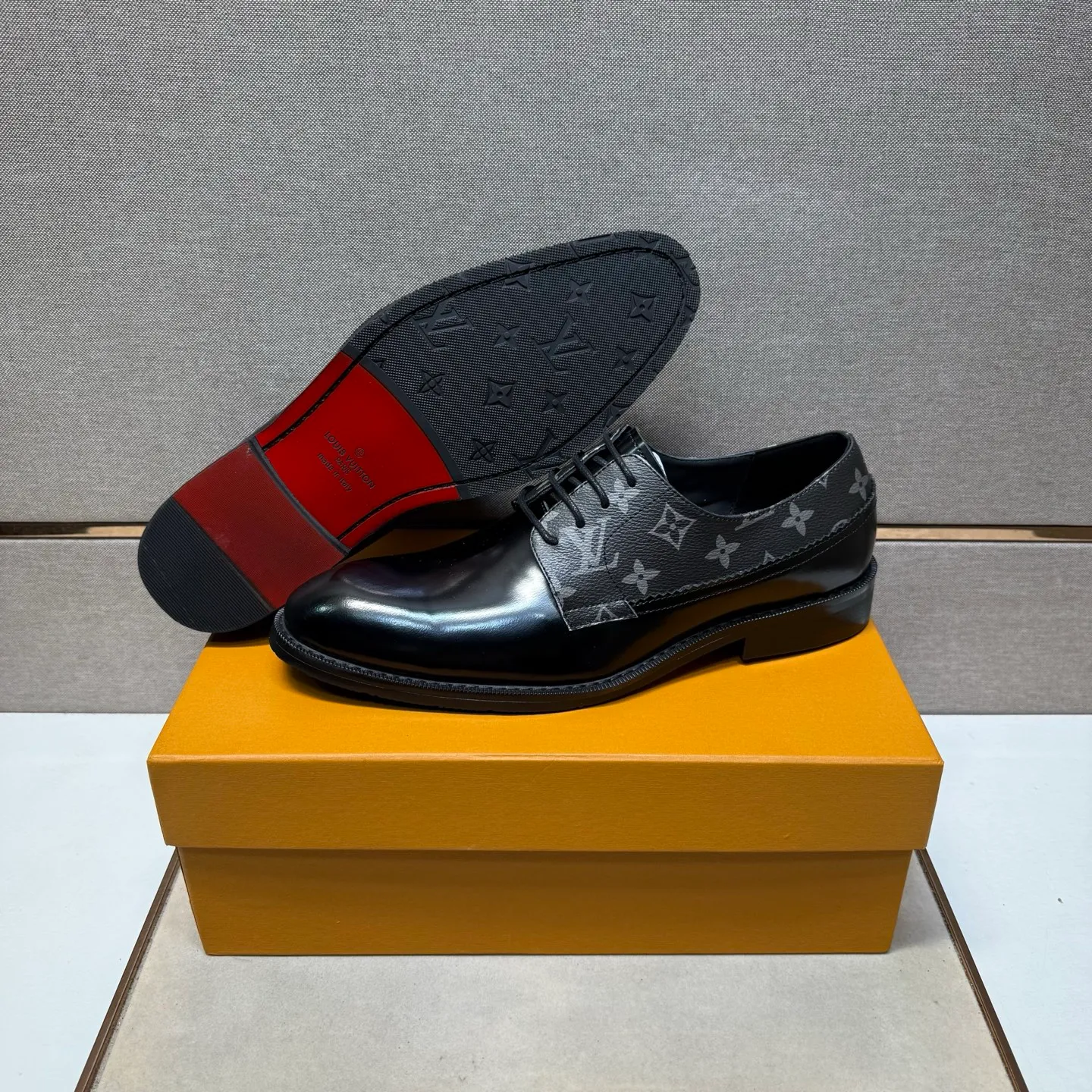 Men's men's shoes 💰pp500 [LV～] Men's casual formal leather shoes 2025z cabinet sales simultaneously 🔶Size: 38-44 #️⃣ 🔷2 colors🔜The upper is made of cowhide stitching ➕Cowhide lining, comfortable and breathable, sole: original comfortable and wear-resistant outsole, ⚠️real thing📱photographed🎬real thing is better📢📢📢